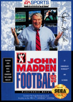 John Madden Football '93 cover