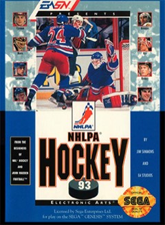 NHLPA Hockey '93 cover