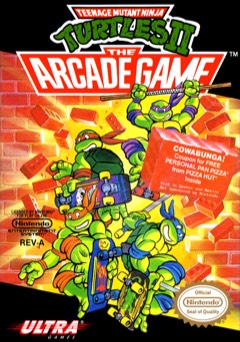 Teenage Mutant Ninja Turtles II: The Arcade Game cover